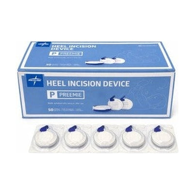Medline Preemie Heel Device MPHPREEMIE2 50ct 0.85mm Depth 1.75mm Length