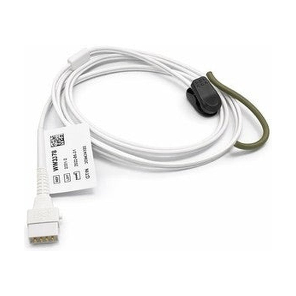 BCI WW3078 Reusable Ear Sensor Lead White Connector