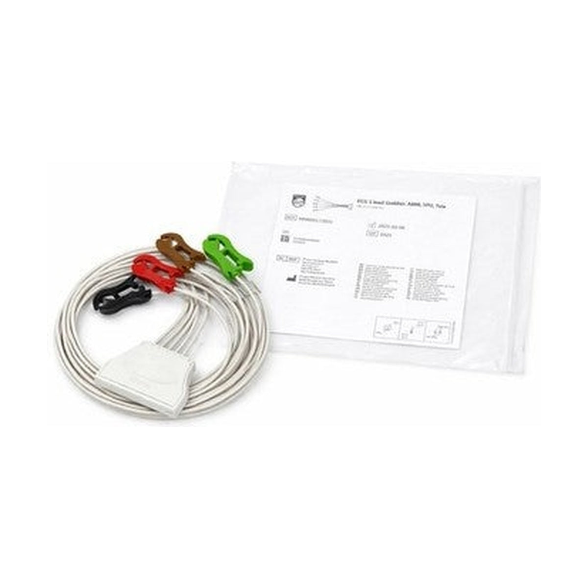 Philips ECG 5 Lead Grabber Cable AAMI SPU Tele REF 989803172031