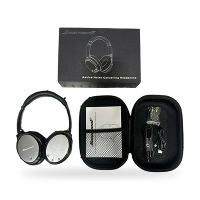 Hearcool Wireless Over Ear Headphones ANC Bluetooth 4.1 Black