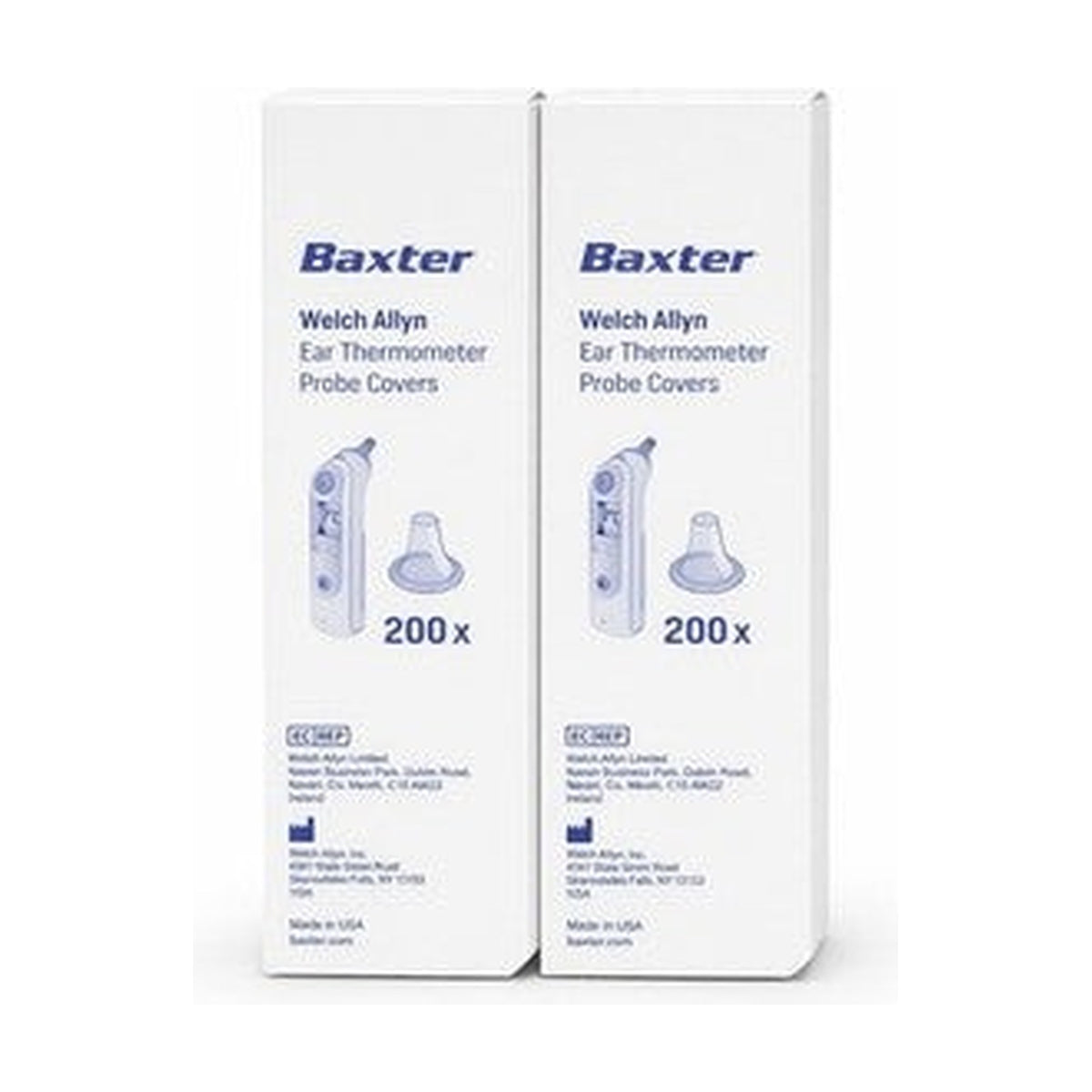 Lot Of 2 Baxter Welch Allyn Ear Thermometer Probe Covers 380 Ct Open Box