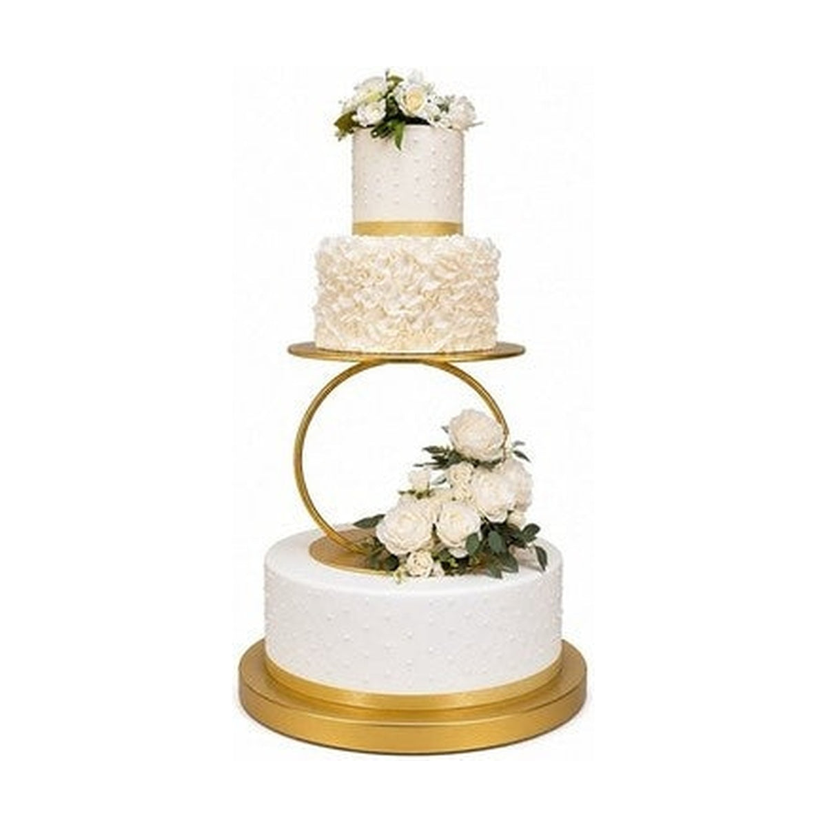 Gold Metal Cake Stand 8in Dessert Pedestal Wedding Party Display Stand