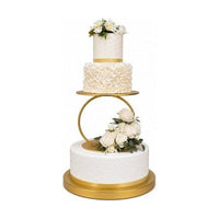 Gold Metal Cake Stand 8in Dessert Pedestal Wedding Party Display Stand