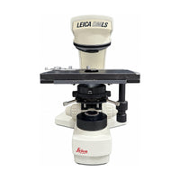 Leica DMLS II Microscope Stand Stage Condenser Used