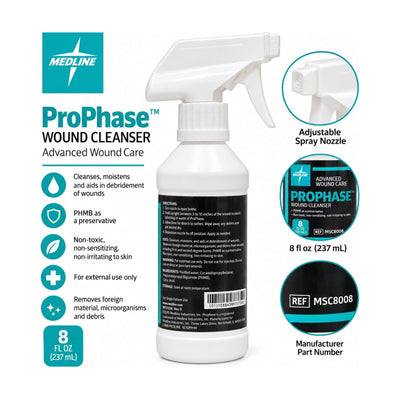 Medline Prophase Wound Cleanser 8 oz Spray Bottle MSC8008