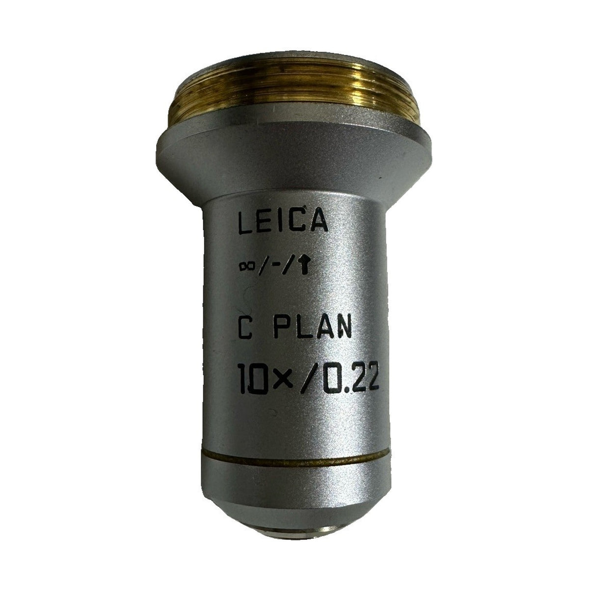 Leica 506075 C PLAN 10X/0.22 Microscope Objective Lens Infinity