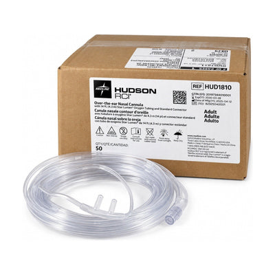 Medline Hudson RCI HUD1810 Adult Cannula 14 ft Case of 50