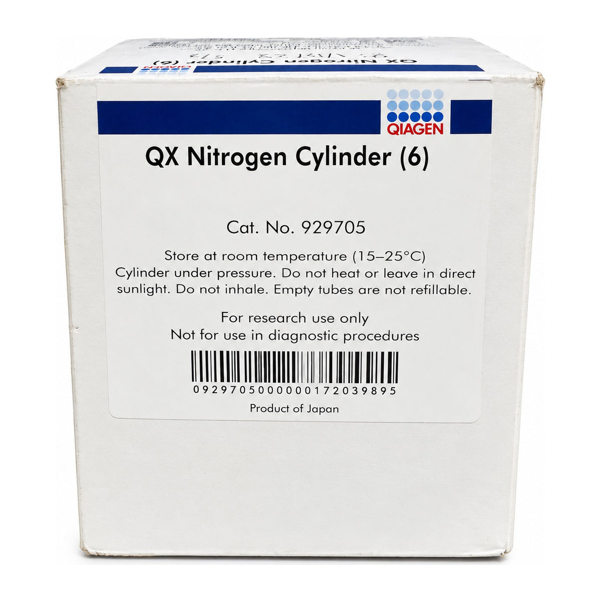 QIAGEN QX Nitrogen Cylinder 929705 for QIAxcel Laboratory System 3 Pack - photo 1